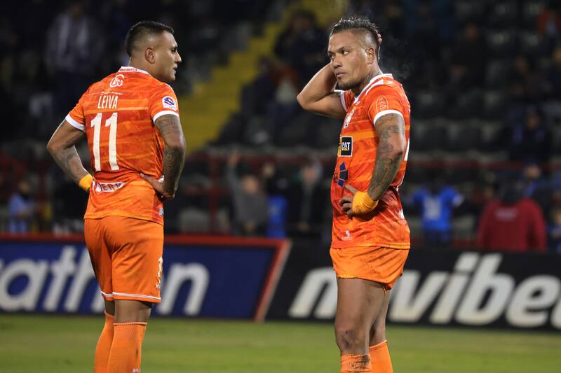 salió expulsado en los últimos minutos del duelo ante Audax Italiano. (Foto: Aton)