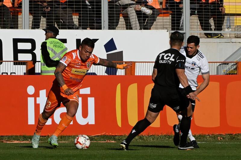 en el partido contra Colo Colo en Calama
