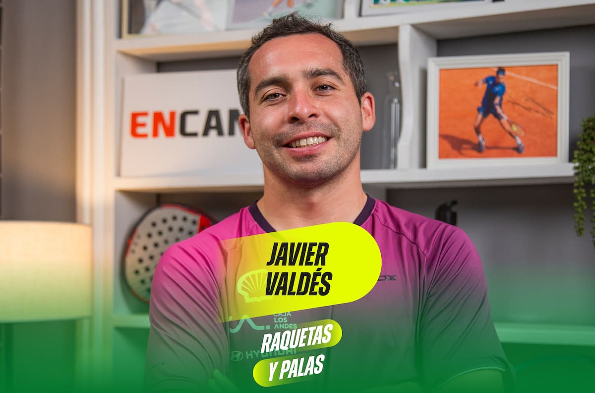 Javier Valdés en Raquetas y Palas