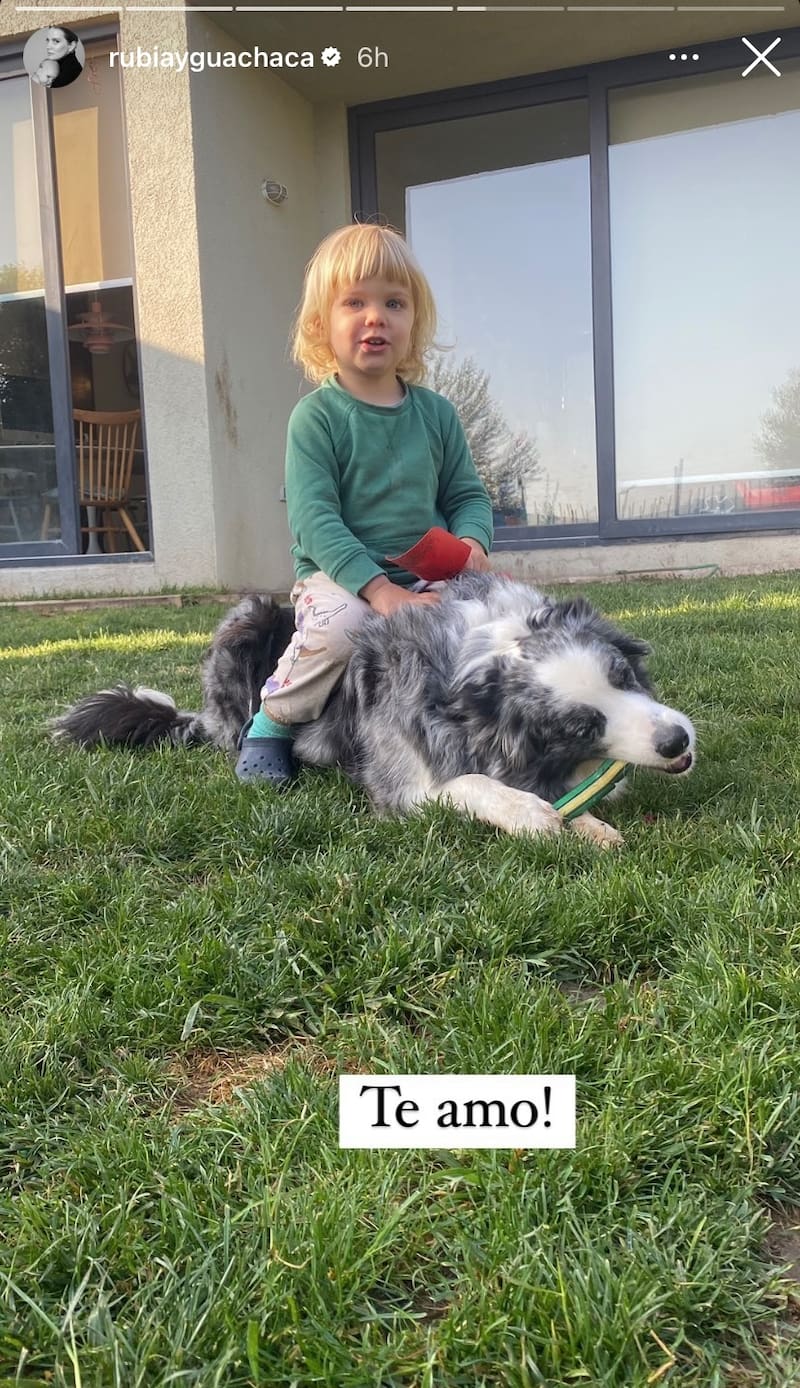 Otra postal de Kai compartida por Javiera Acevedo / Instagram