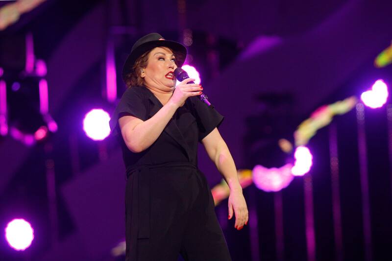 Via del Mar, 24 de febrero de 2020.
La actriz y humorista Javiera Contador se presenta en el Festival de Vina del Mar 2020.
Sebastian Cisternas/ Aton Chile.