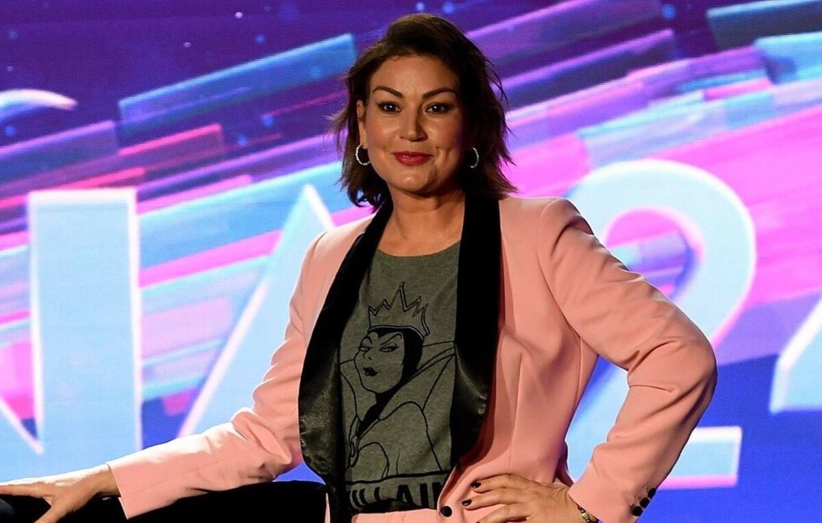 Javiera Contador en la conferencia de prensa previa a su show en Viña. Créditos: Instagram