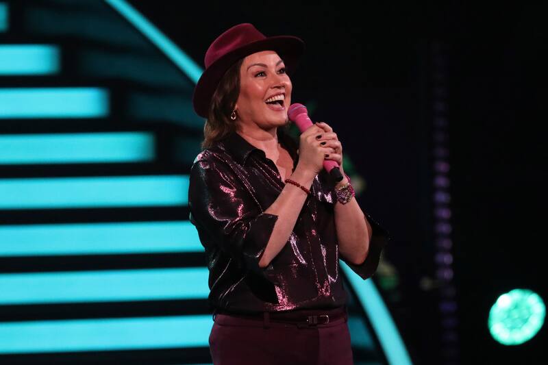 Javiera Contador durante su presentación en el Festival de Viña 2024. Foto: ATON.