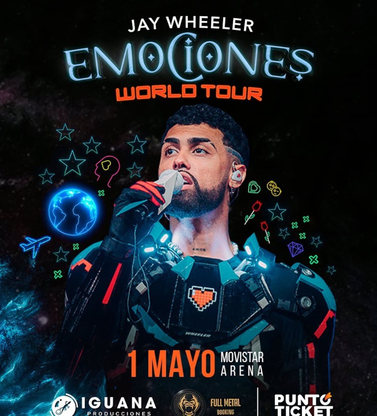 Afiche concierto Jay Wheeler / Créditos: Instagram