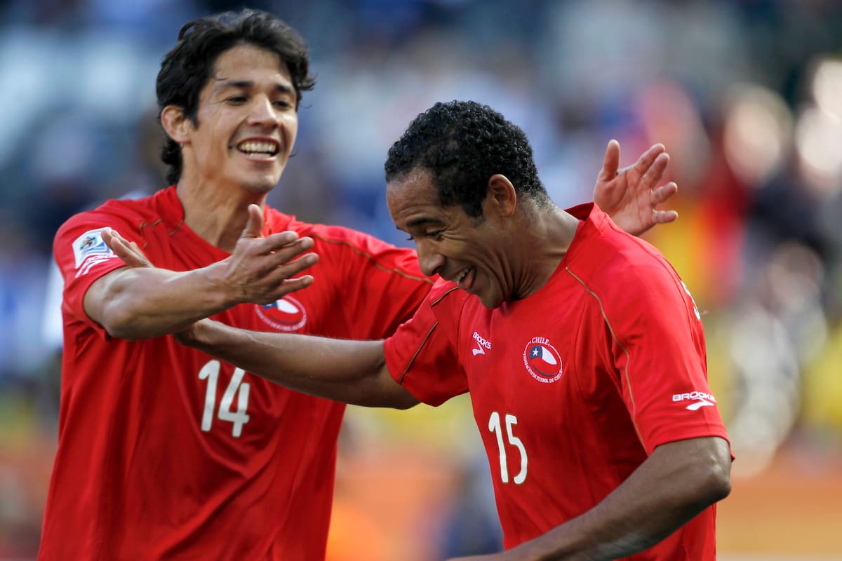 El zurdo celebra su gol ante Honduras en la Copa del Mundo 2010. Foto: Photosport