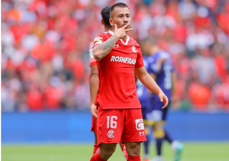 Jean Meneses está teniendo un gran renacer en el Toluca.