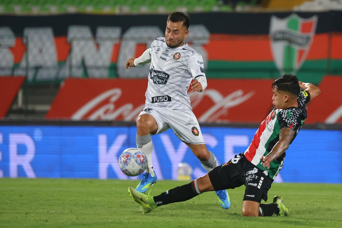 Reclamo contra el arbitraje tras caída ante Palestino. Foto: Agencia Aton.
