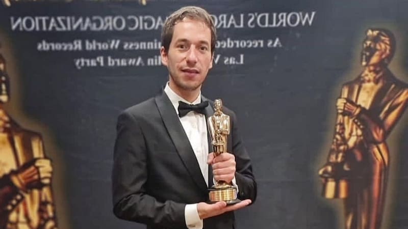 Jean Paul Olhaberry ganó el premio Merlín Awards como Mejor escapista.