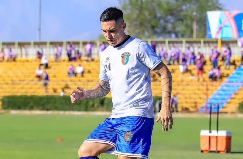 defendió a Real San Joaquín como su último club. Foto: @jeanpaulpineda15.