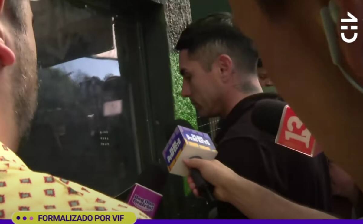 El exfutbolista habló tras ser formalizado.