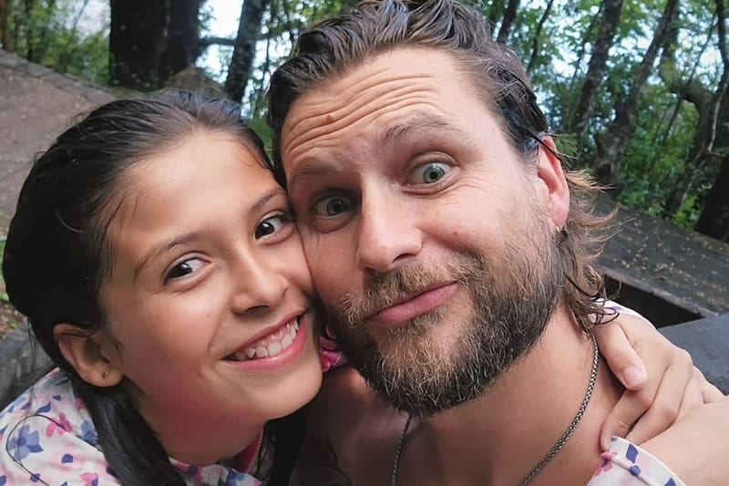 celebró el cumpleaños de su hija Moana.