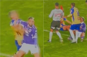 Fue víctima de un codazo y le mostraron roja: la expulsión en la Primera B que dará la vuelta al mundo