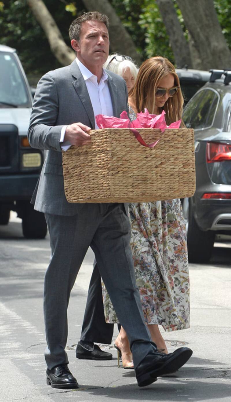 Jennifer Lopez y Ben Afleck fueron vistos juntos en un evento familiar en Los Ángeles el 30 de mayo.