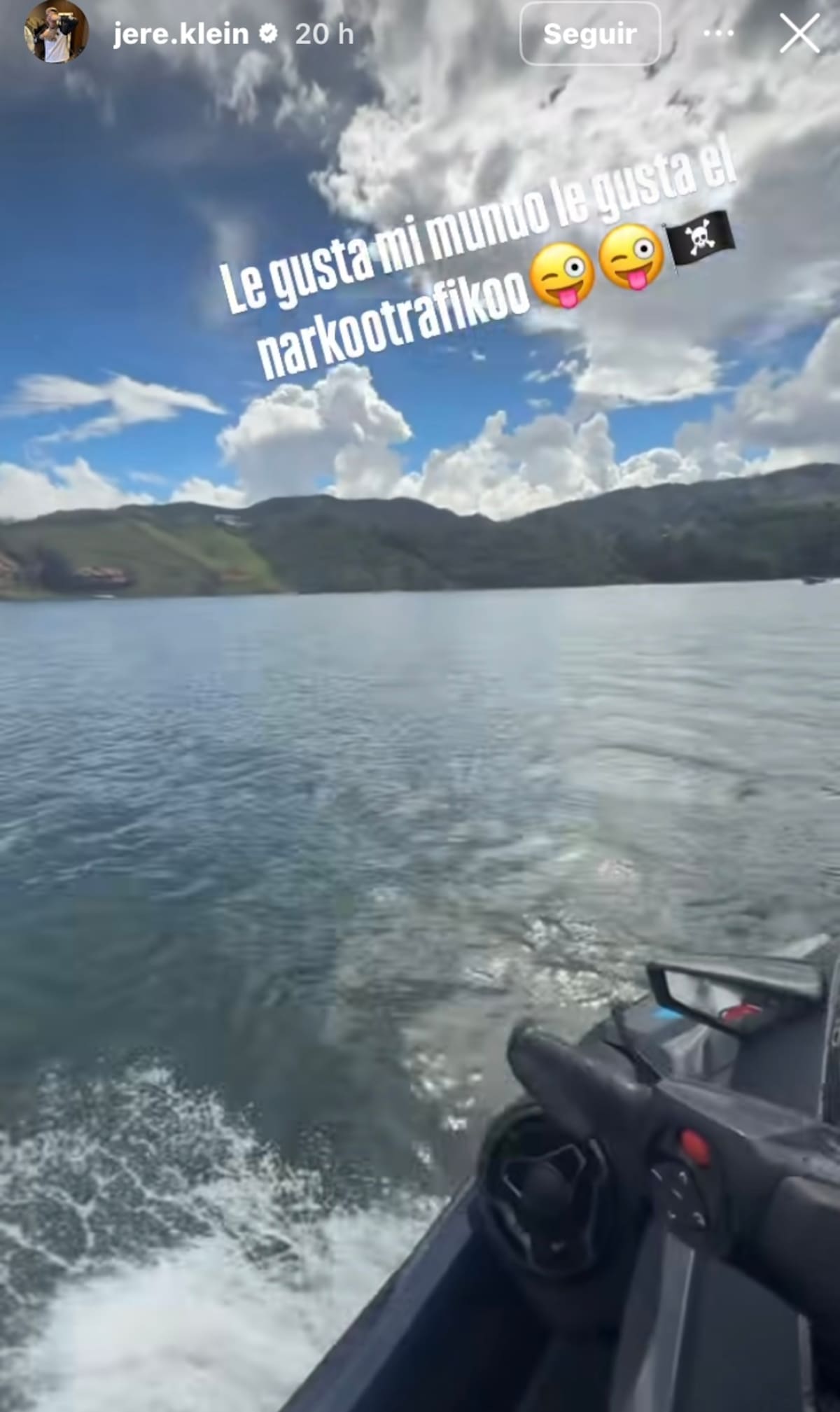 La última publicación del artista.