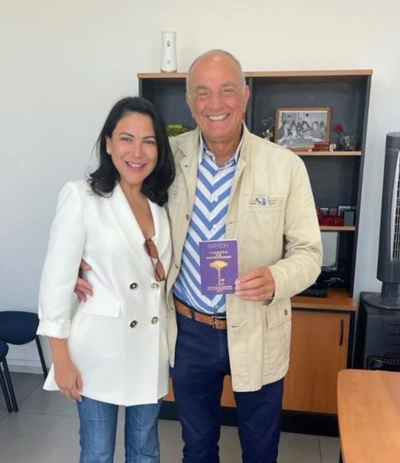 Jimena Fredes y Manuel Massú / Créditos: Instagram
