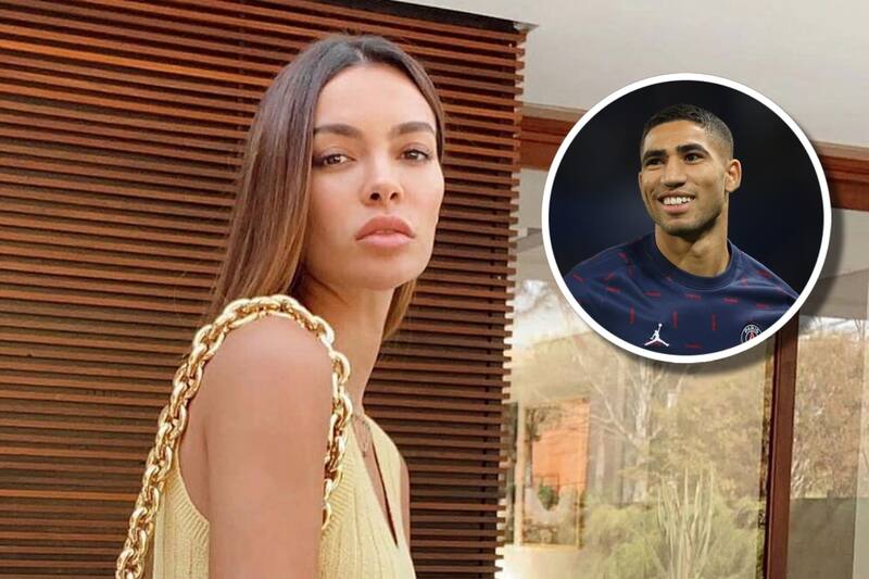 La modelo española habría salido con Hakimi en Madrid