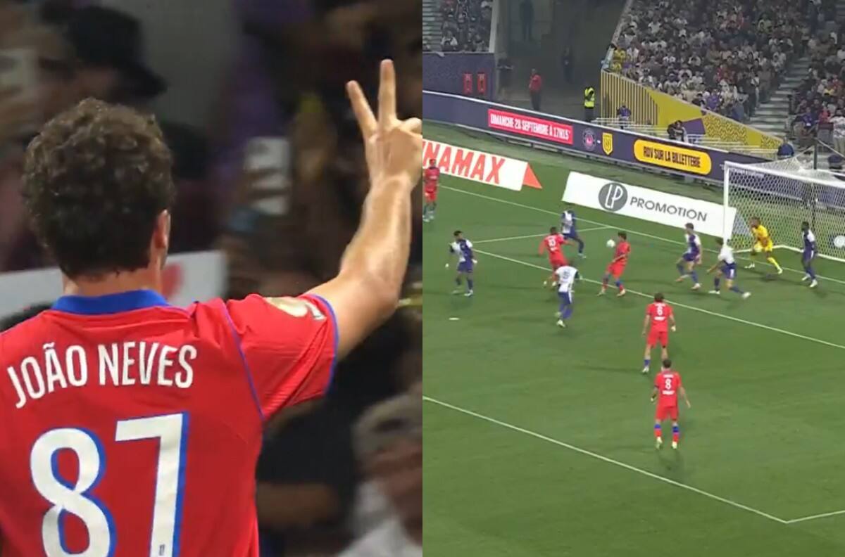 VIDEO | Joao Neves y su doblete de chilenas en el PSG que da la vuelta al mundo