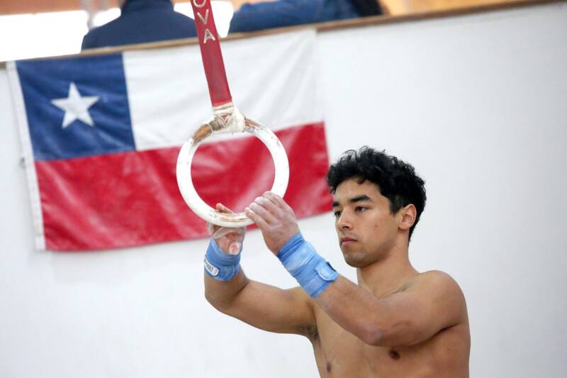 Gimnasta chileno. Creditos: EFE.