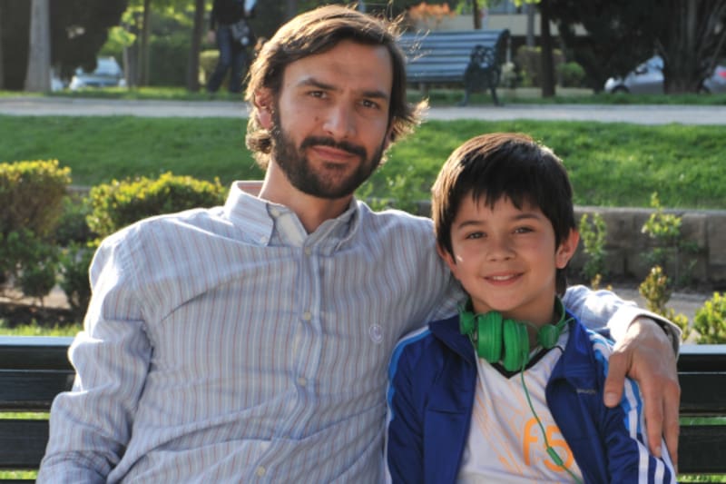 Joaquín Guzmán en la última temporada de "Los 80".