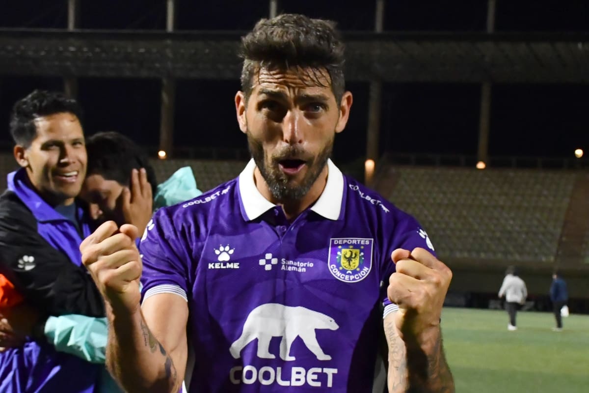 El centrodelantero ha sido la gran figura de Deportes Concepción en la Liguilla de Ascenso. Foto: Agencia ATON.