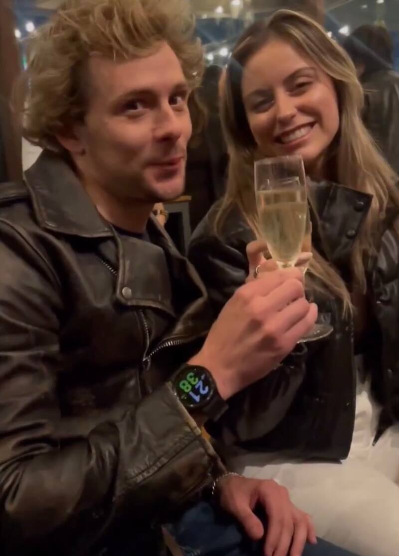 La pareja en la celebración de cumpleaños / Instagram