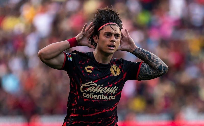 Joaquín Montecinos en su paso por Xolos de Tijuana.