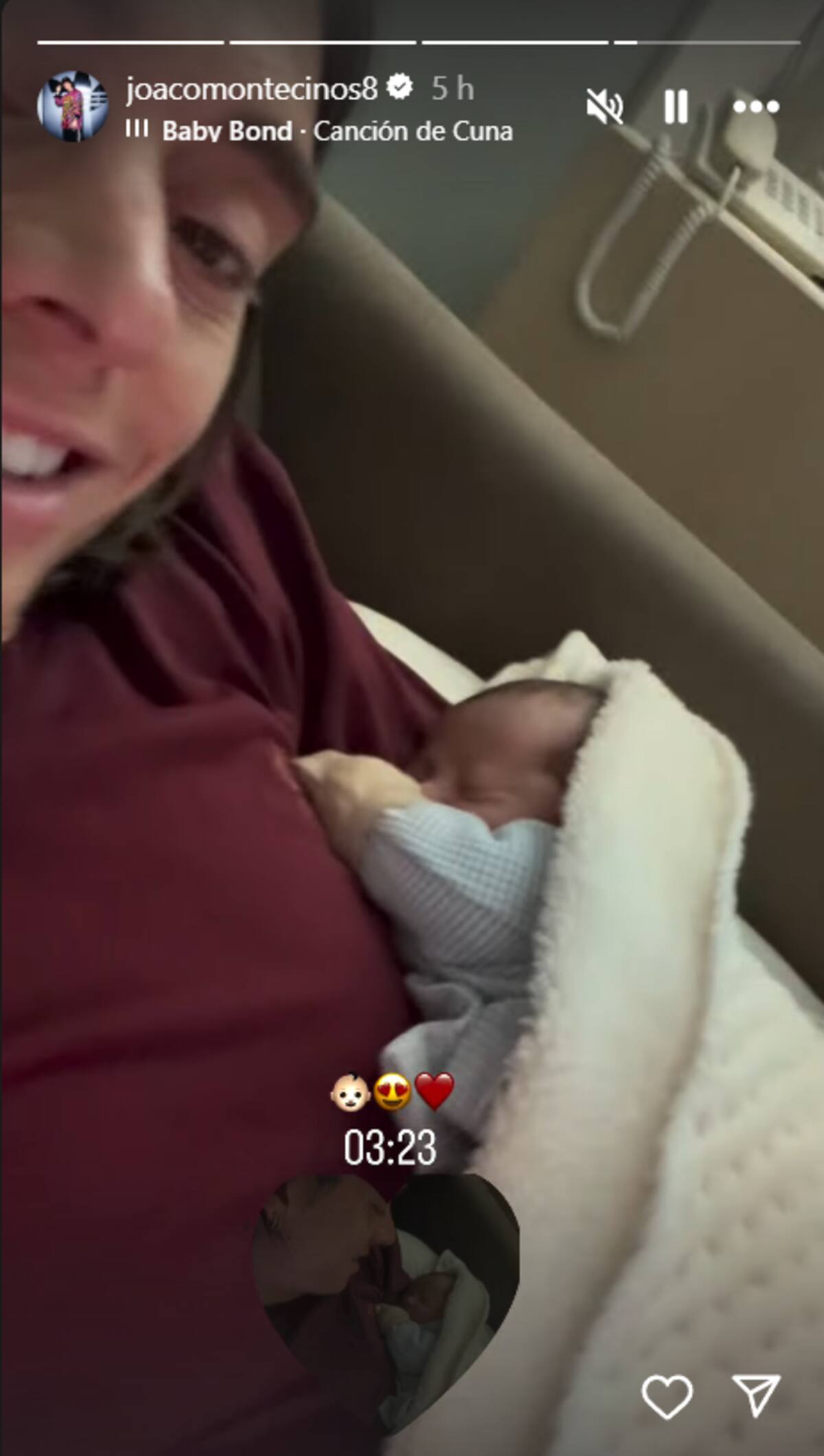 Historia del futbolista junto a Gio, su primer hijo.