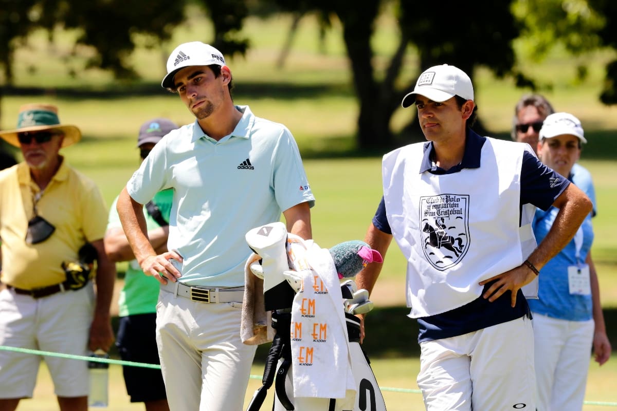 Joaquín Niemann no pudo brillar en Augusta. Foto: Agencia Aton.