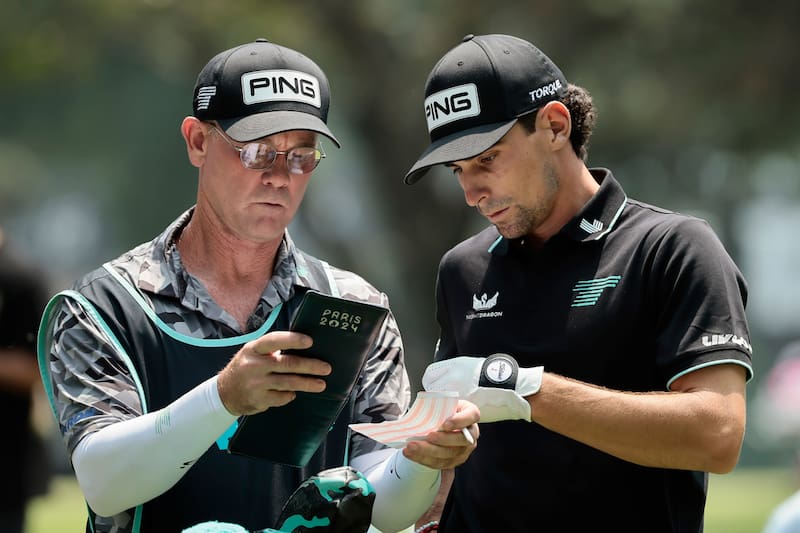 Joaquín Niemann en el Liv Golf. EFE