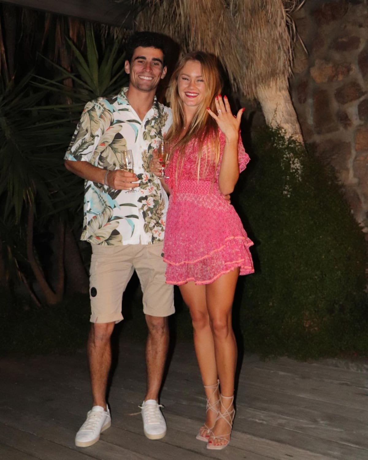 Joaquín Niemann y Christina Hellema contraerán matrimonio. Créditos: @titihellema