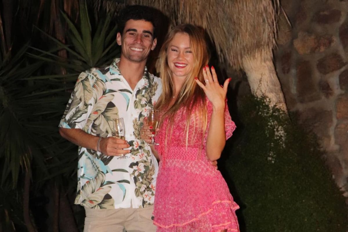 Joaquín Niemann y Christina Hellema darán el "sí". Créditos: Instagram