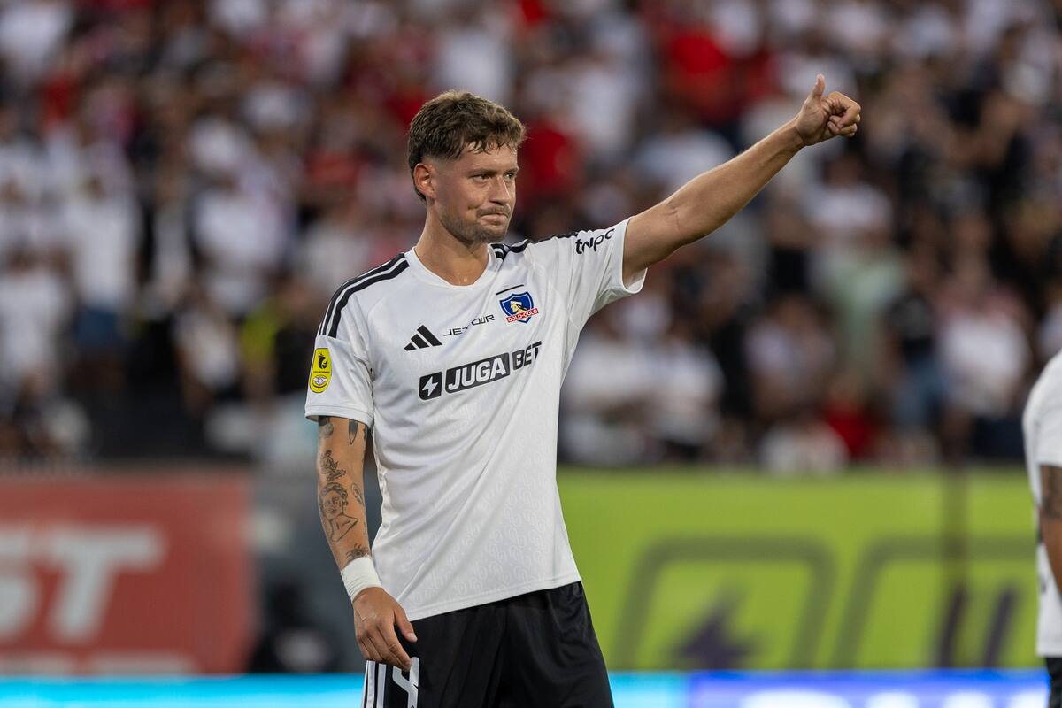 El defensor central uruguayo llegó a Colo Colo en un préstamo de un año con opción de compra. Foto: Felipe Escobedo / En Cancha