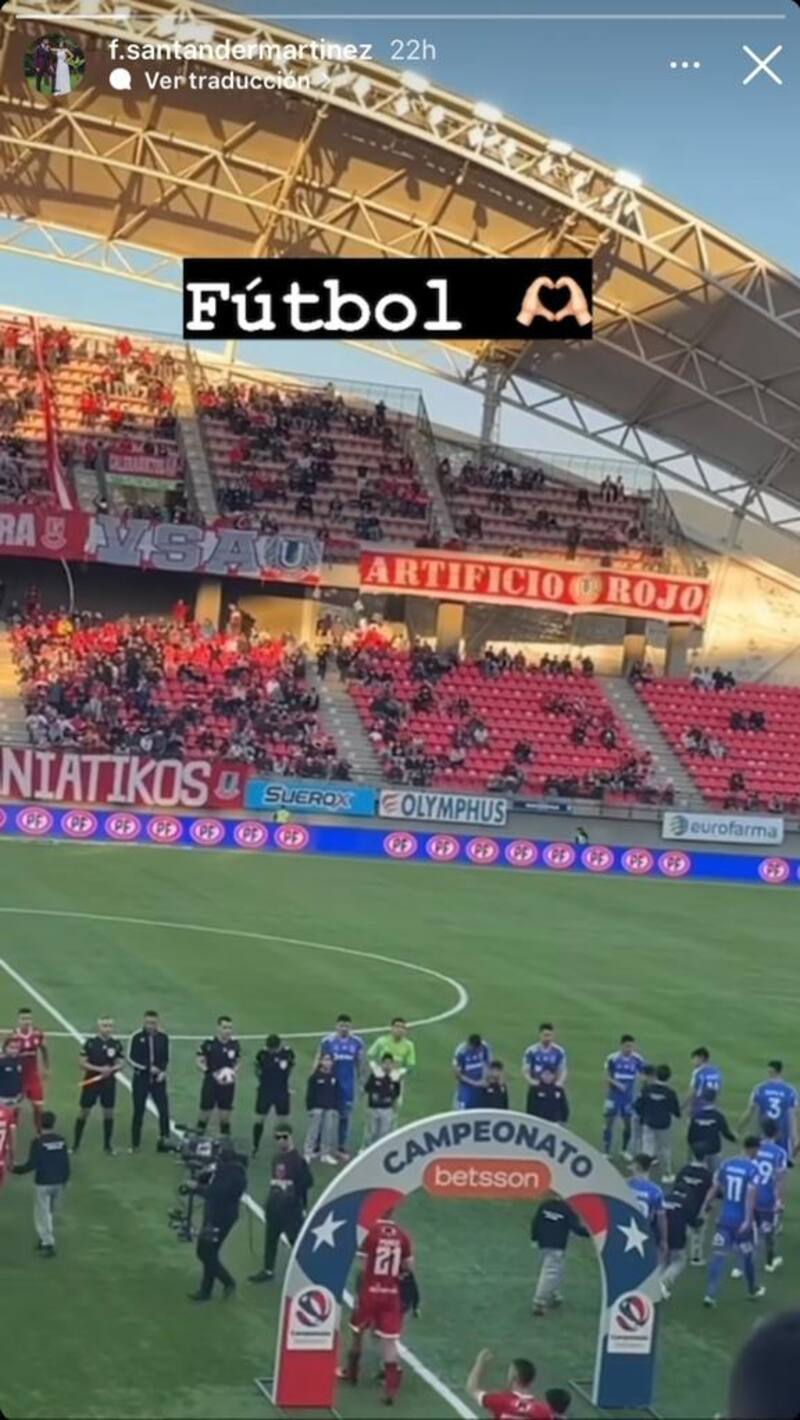 El lateral de Santiago Wanderers y formado en la U, estuvo presente en la caída de la U con Unión La Calera.