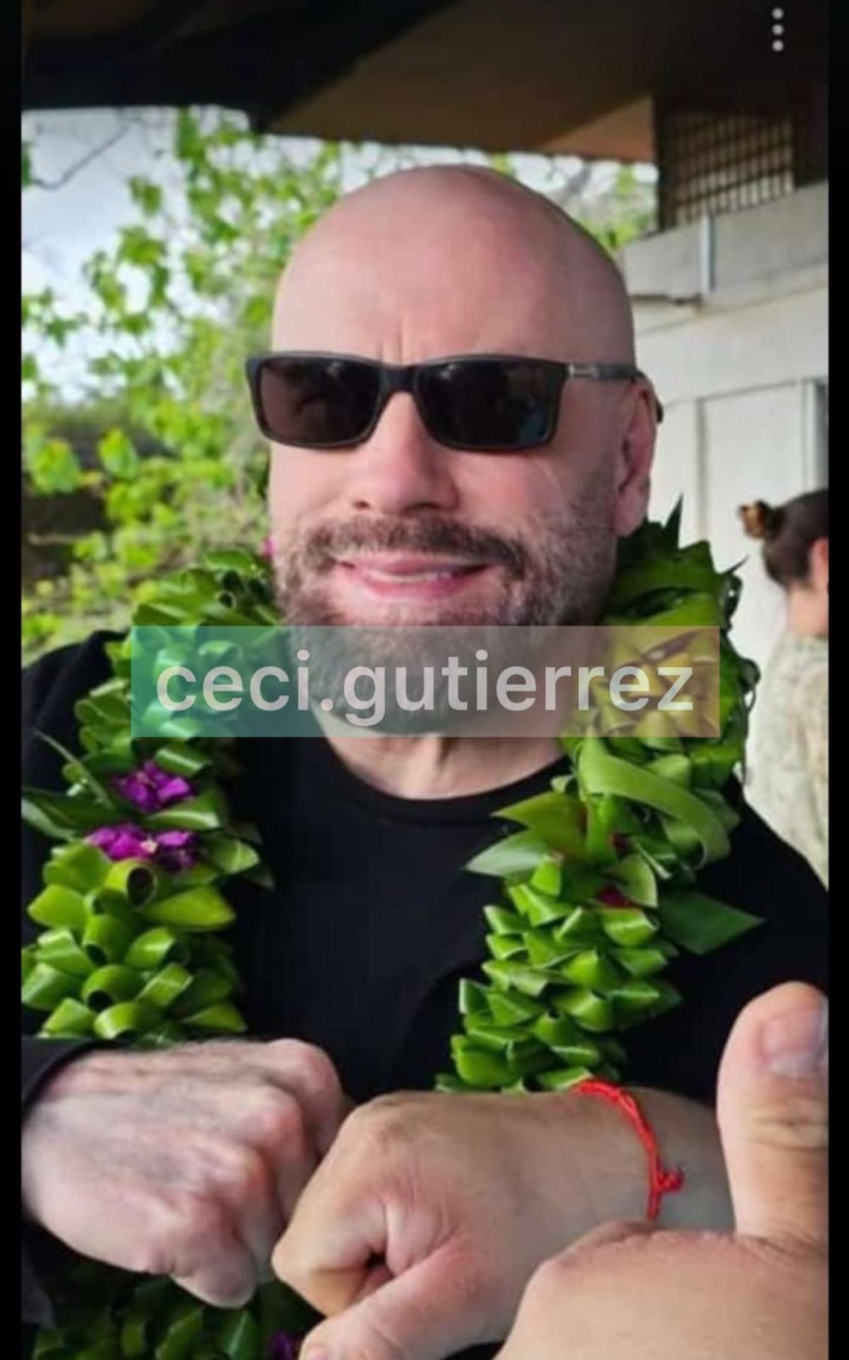 John Travolta está en Chile.