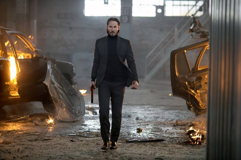 Keanu Reeves se luce en la película tendencia en nteflix