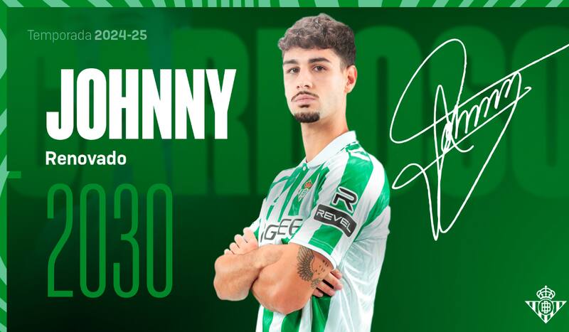 extendió su contrato hasta 2030 con el Betis. (Foto: @RealBetis)