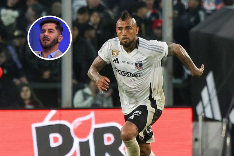 se refirió al rendimiento de Arturo Vidal ante Iquique. Foto: Felipe Escobedo.