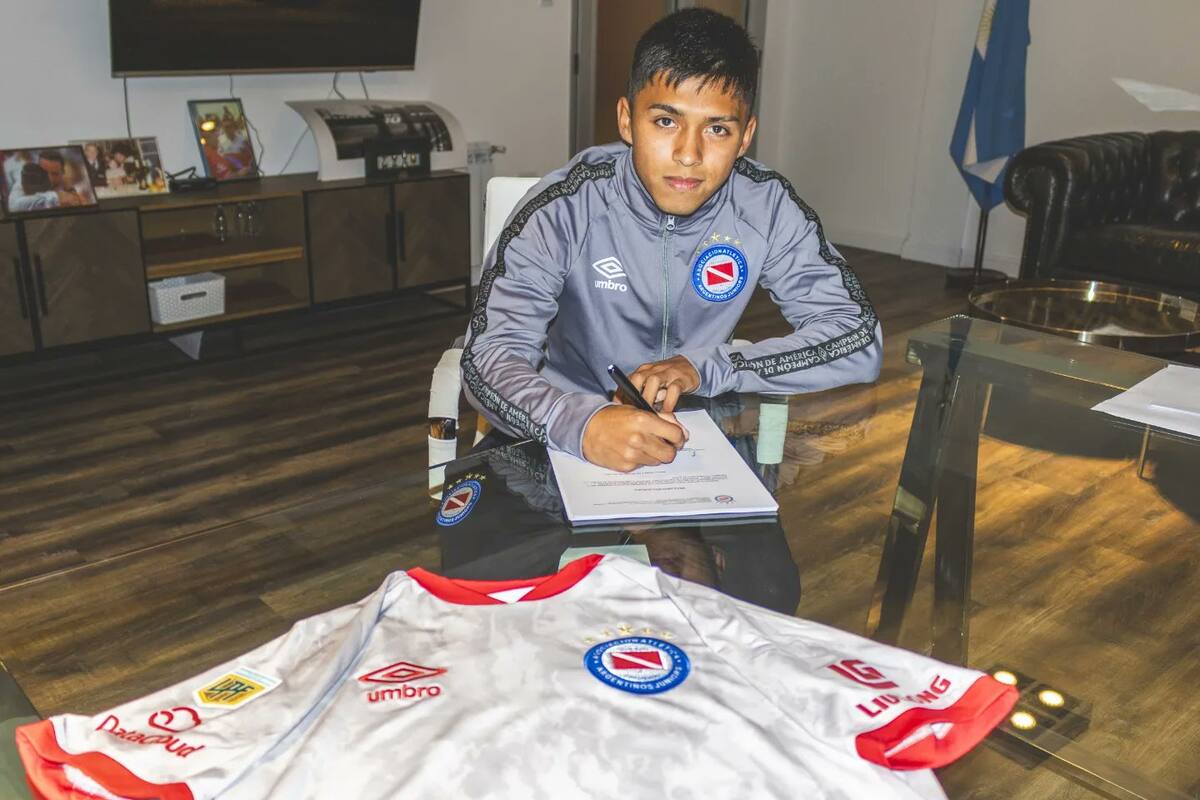 Jonathan Raccio en Argentinos Juniors.