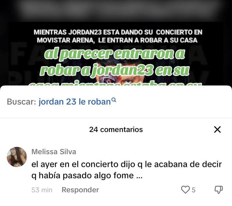 Aseguran que Jordan 23 fue víctima de robo.