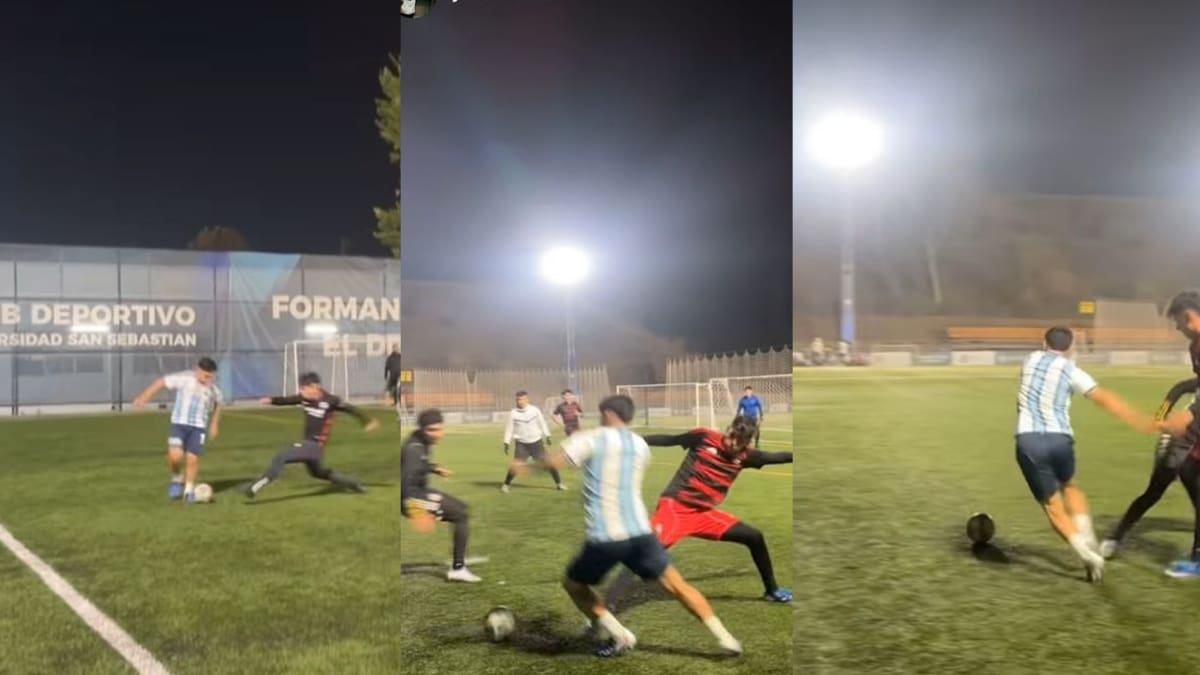VIDEO | Jordhy Thompson reaparece en Chile y hace esto: dejó a todos locos en una pichanga