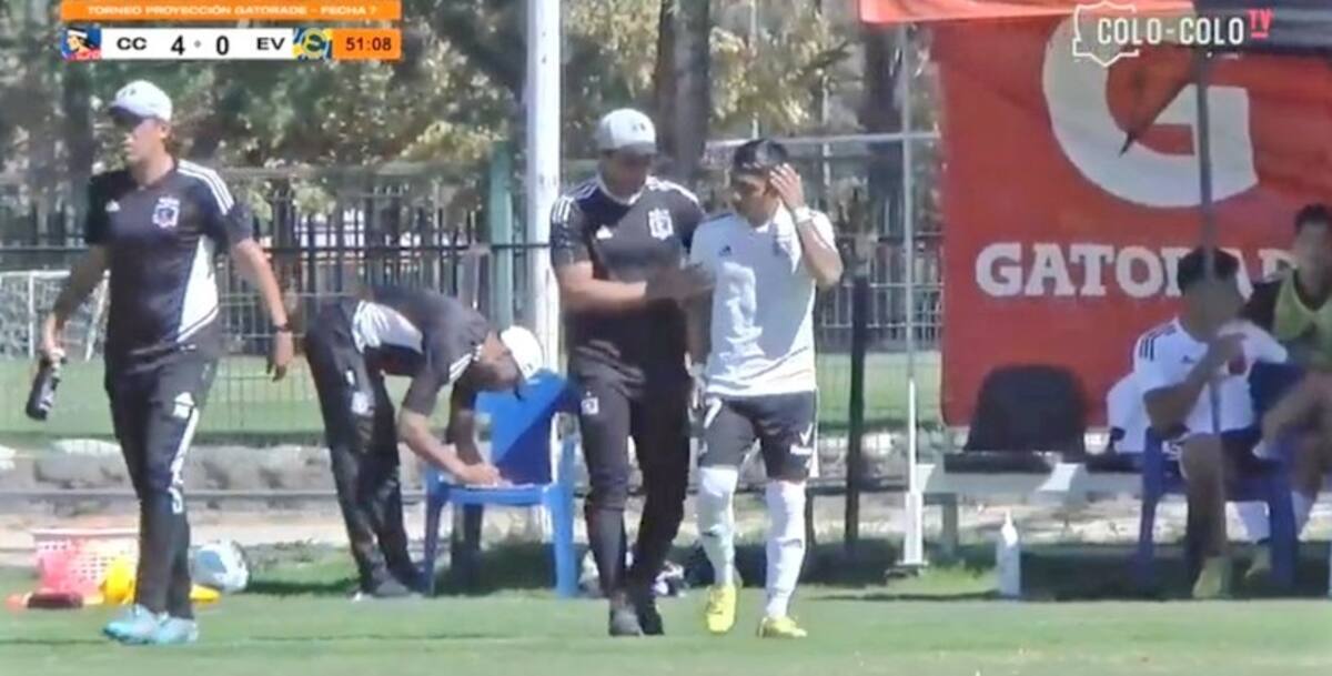 Fue una de las figuras del segundo tiempo de Colo Colo