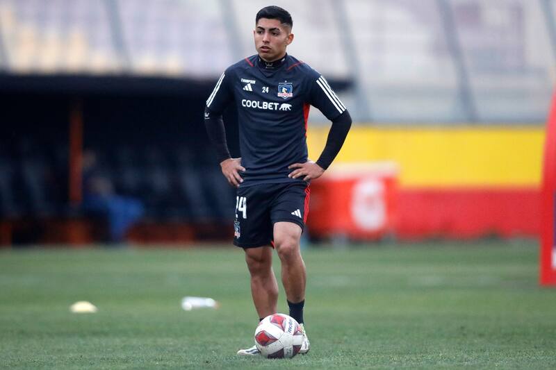 Entrenando en Colo Colo