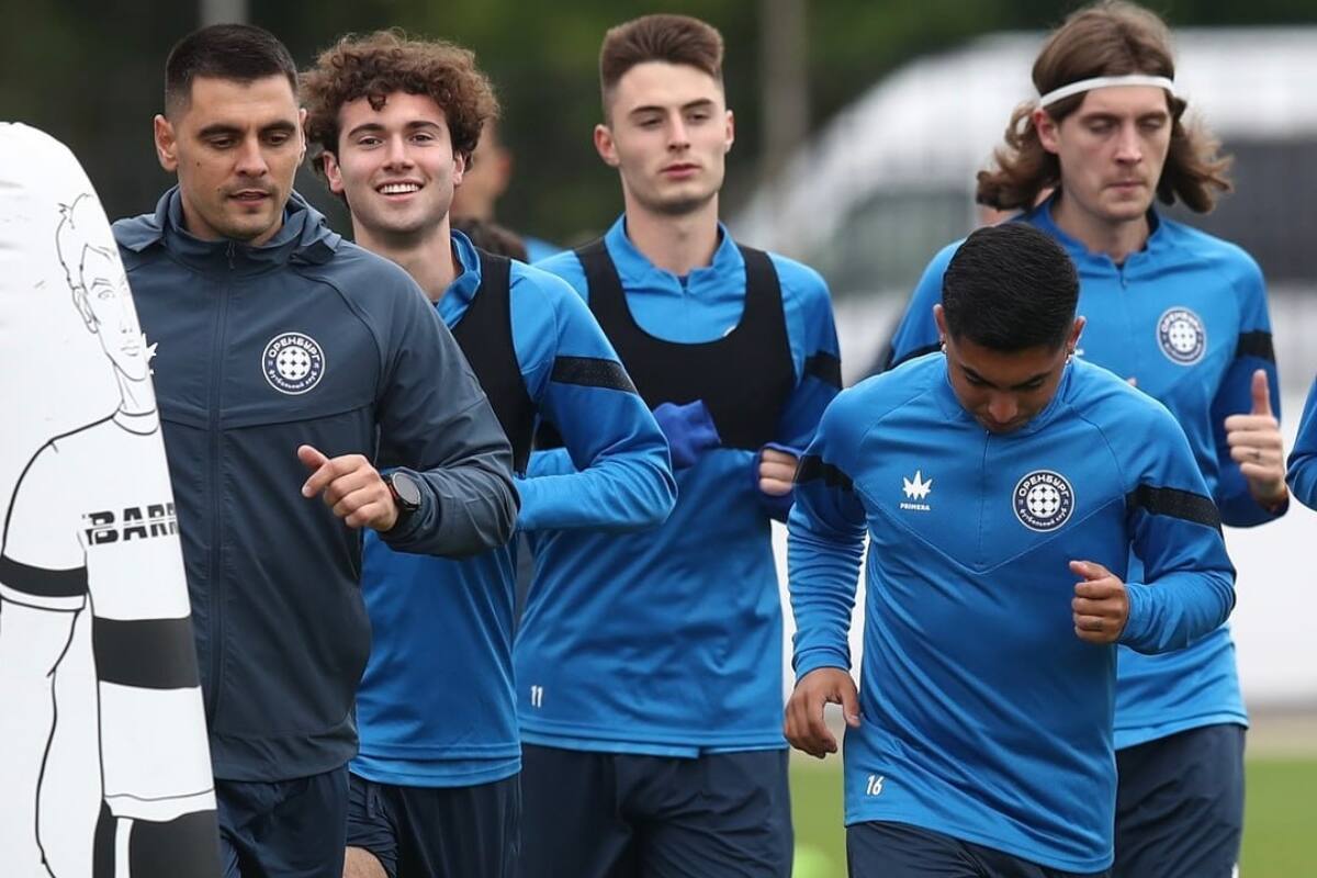 en Orenburg junto al primer equipo.