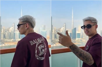 VIDEO | “Vivo la vida tranquilo”: Jordhy Thompson y sus lujosas vacaciones en Dubái