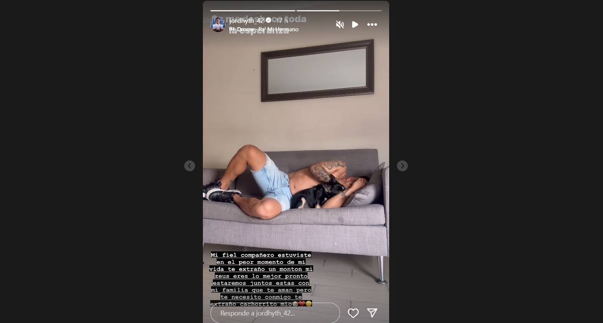 El mensaje de Jordhy Thompson a través de redes sociales.