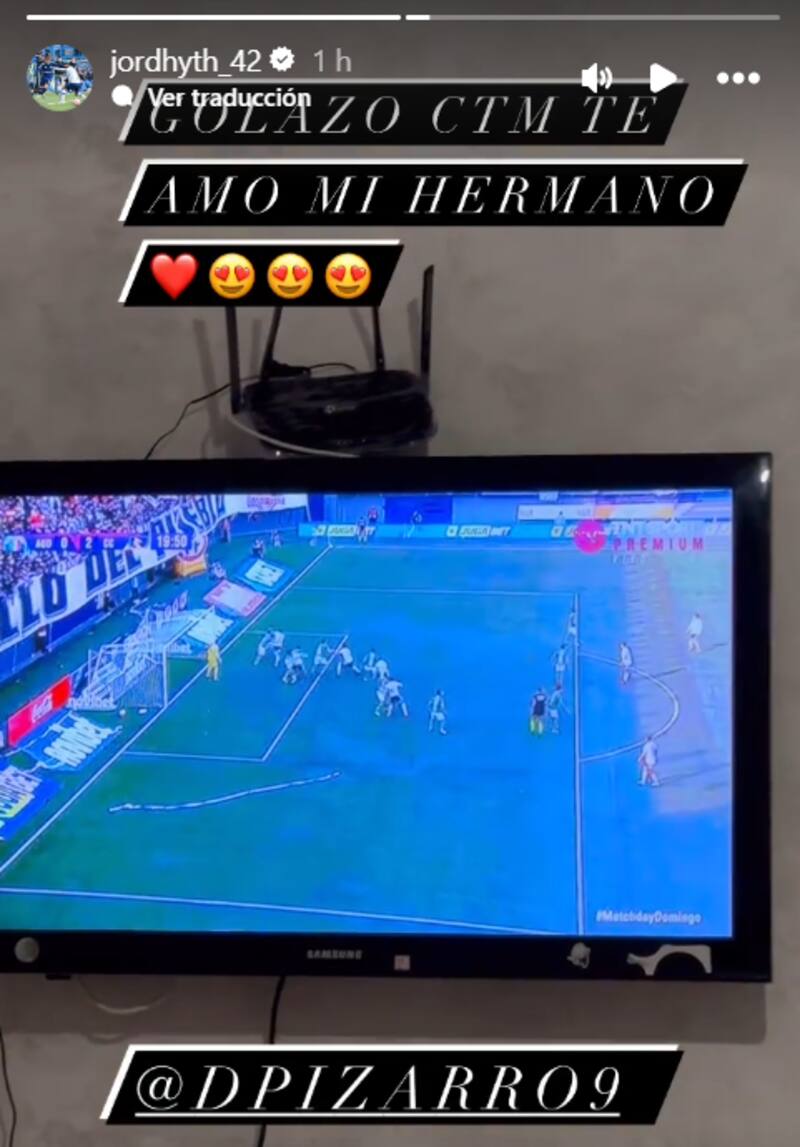 El mensaje de Jordhy Thompson a Damián Pizarro en Instagram