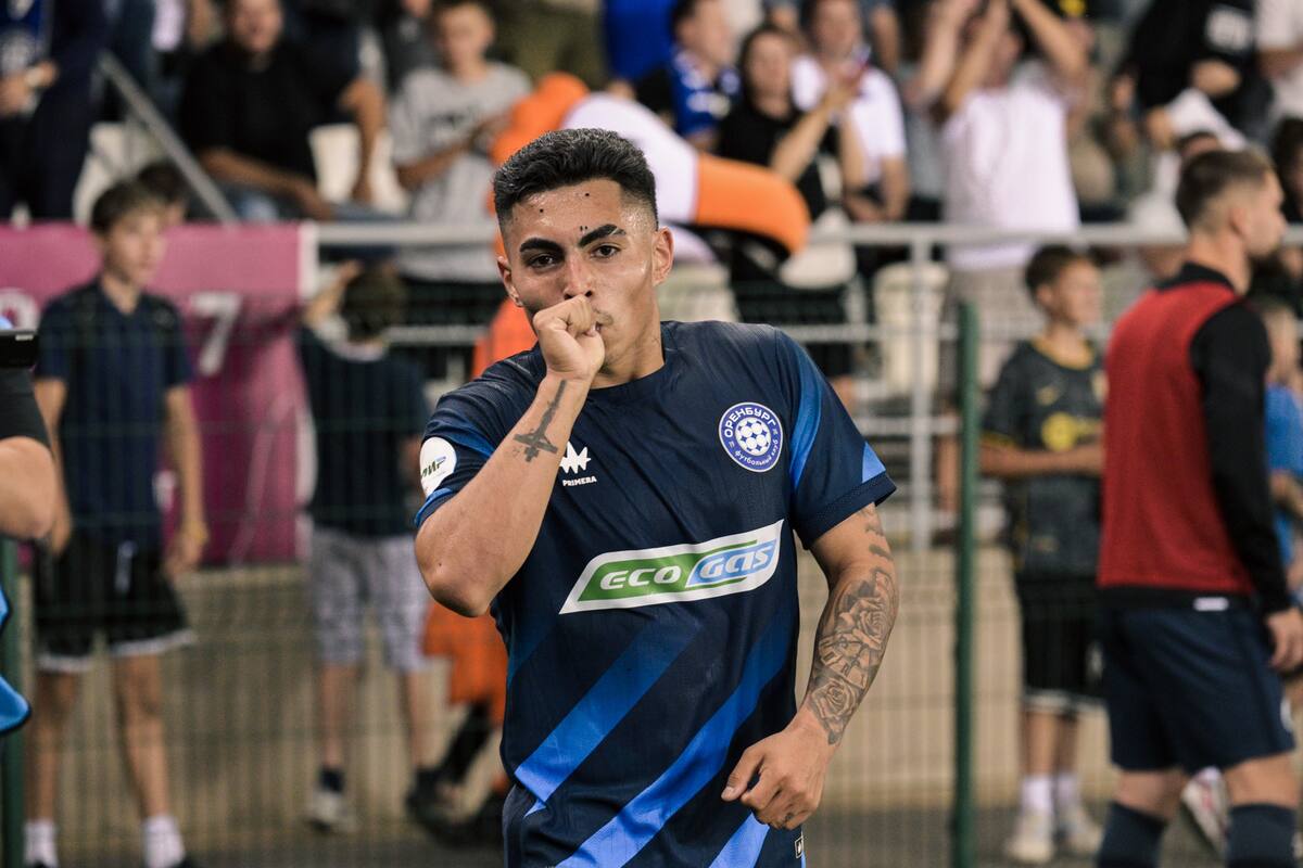 El delantero en Orenburg. Foto: Orenburg FC.