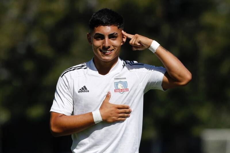 El jugador de Colo Colo envió un desafiante mensajes. Foto: Colo Colo.