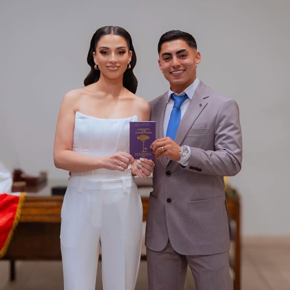 “Para toda la vida amorcito mío”: Jordhy Thompson confirma su matrimonio con Camila Sepúlveda
