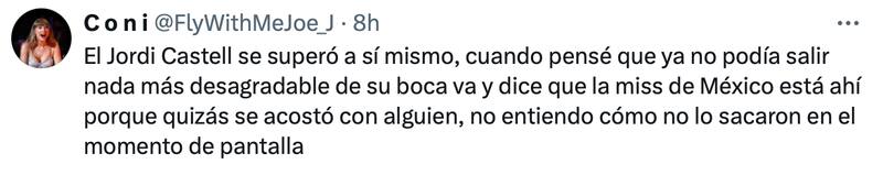Jordi Castell se llenó de críticas.